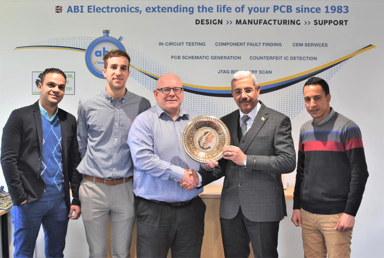 Officers from the Egyptian Air Defence Workshop receive qualified training from ABI in the UK.